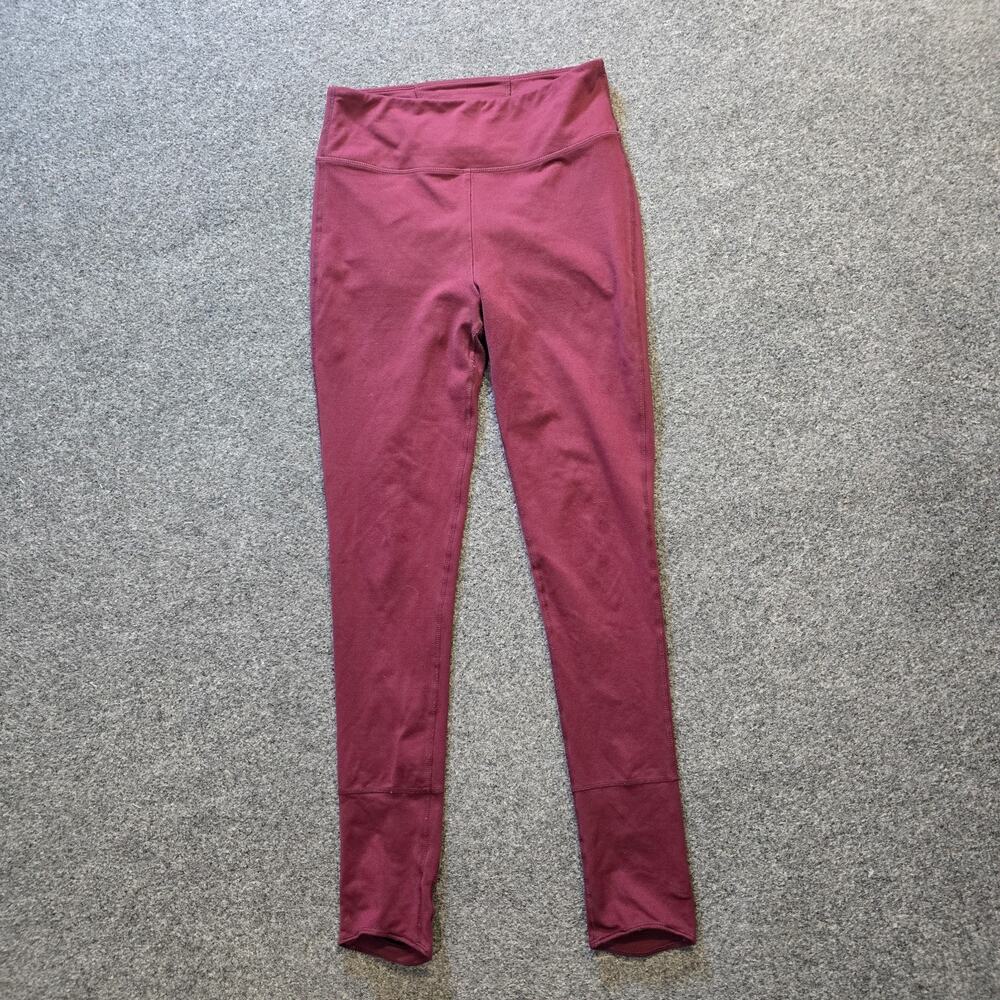 Free People Pants Womesn Size Small Red Burgundy Stretchy Legging Workout Casual